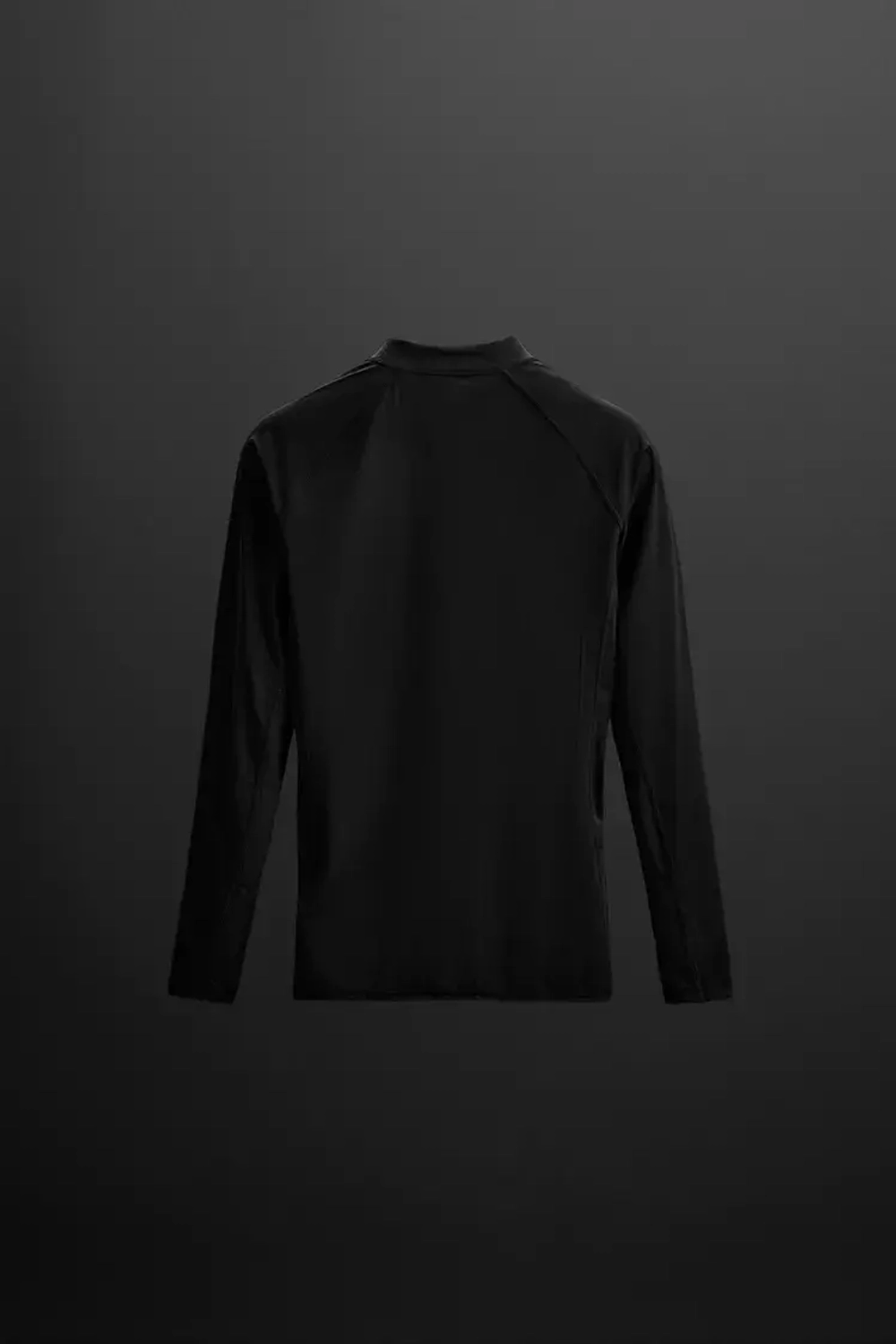 ZARA ФУТБОЛКА ДЛЯ СЕРФИНГА UPF40+ С ДЛИННЫМИ РУКАВАМИ, ЧЕРНЫЙ