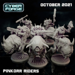 Xenos Armies Orks Nob on Smasha Squig 1 шт. миниатюра для dnd, днд, pathfinder, фентези, Настольная игра, НРИ, Варгейм, РПГ