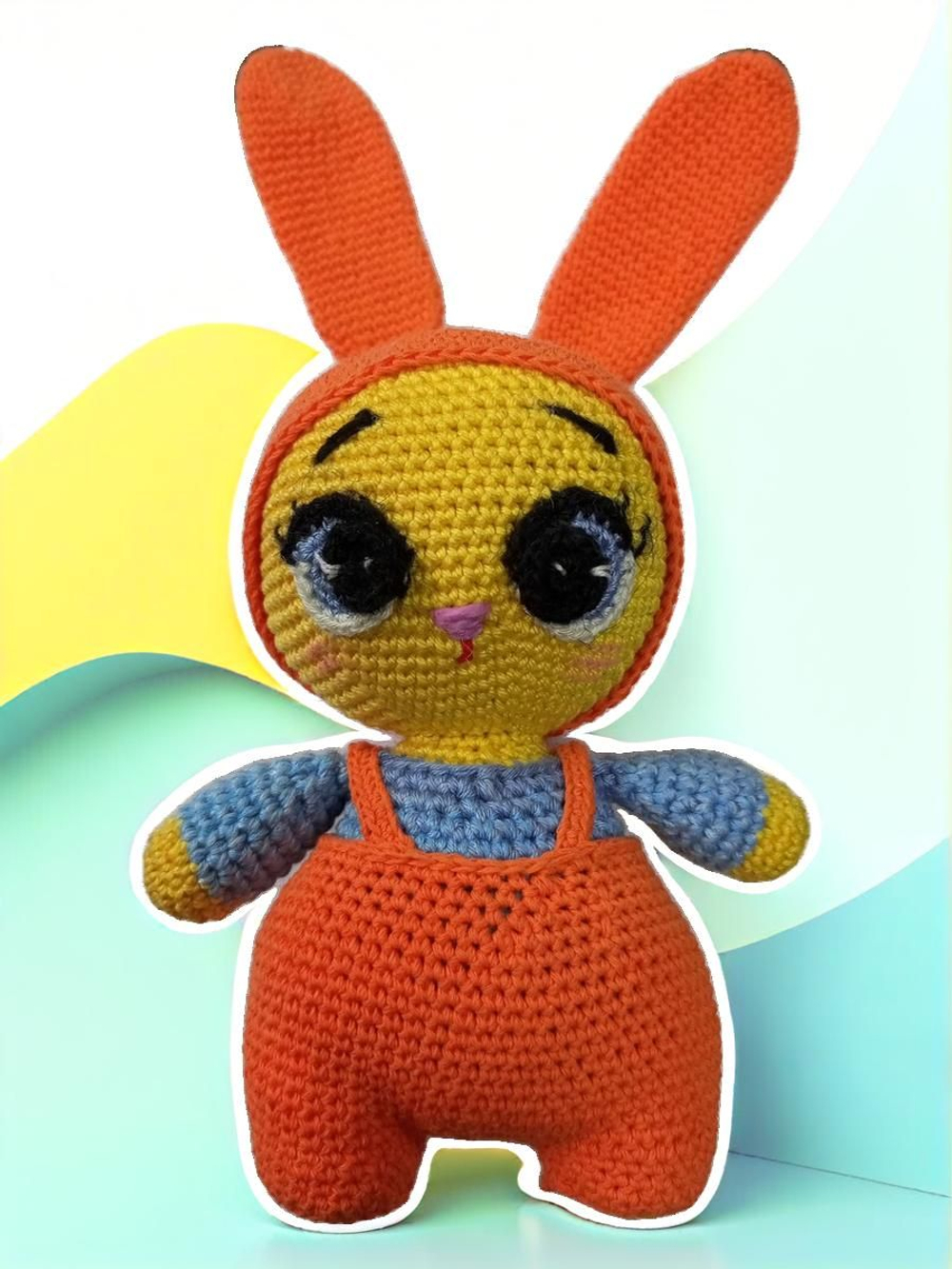 Мягкая игрушка Зайка Амигуруми