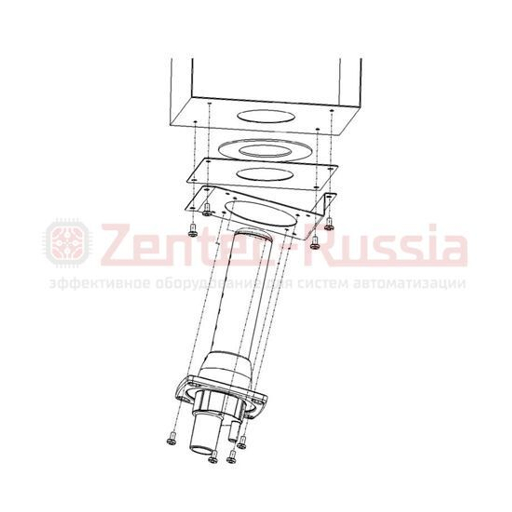 Carel DP00VM3000 кронштейн для вертикального монтажа парораспределителей