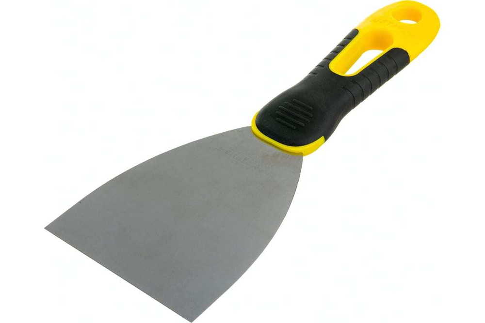 Шпатель с профилированным нержавеющим полотном и 2к ручкой 80мм STAYER PROFESSIONAL 10045-08