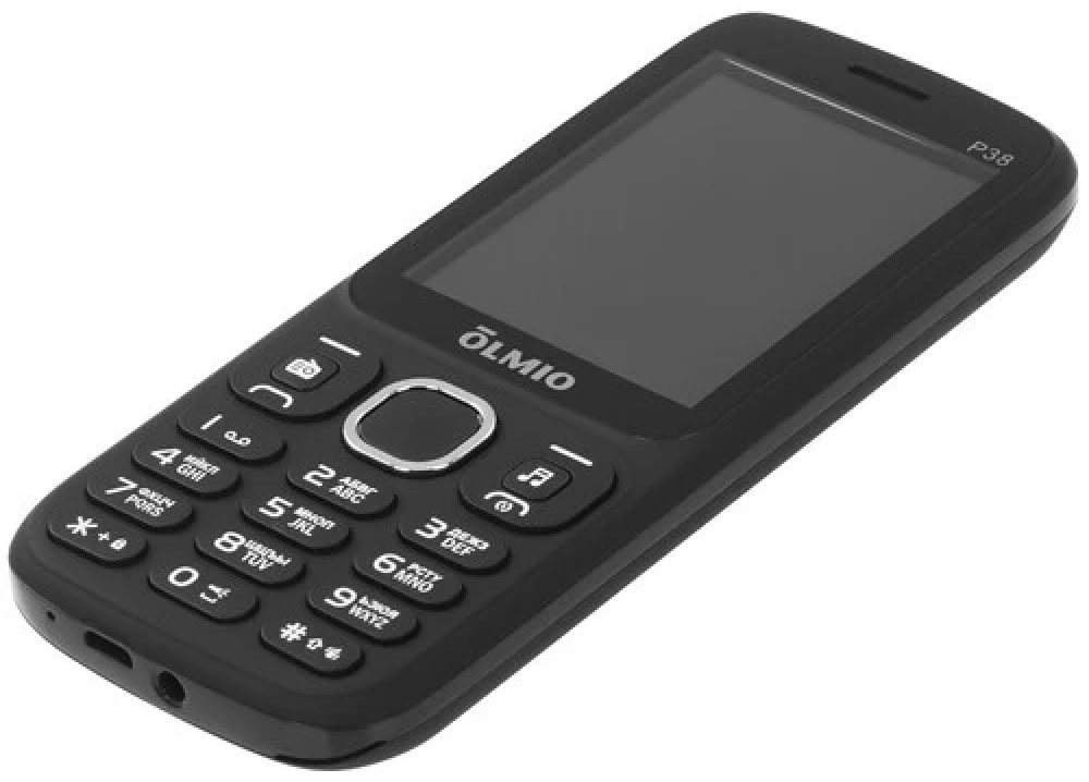 Мобильный телефон OLMIO P38 черный