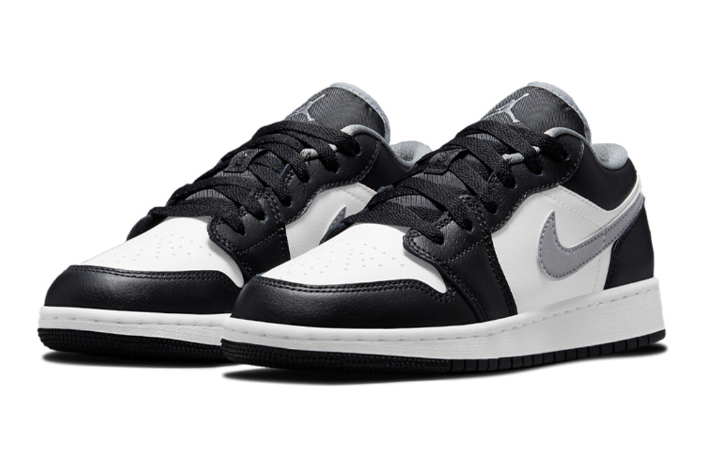 Jordan Kids Air Jordan 1 Low "Black/Grey/White" Sneakers