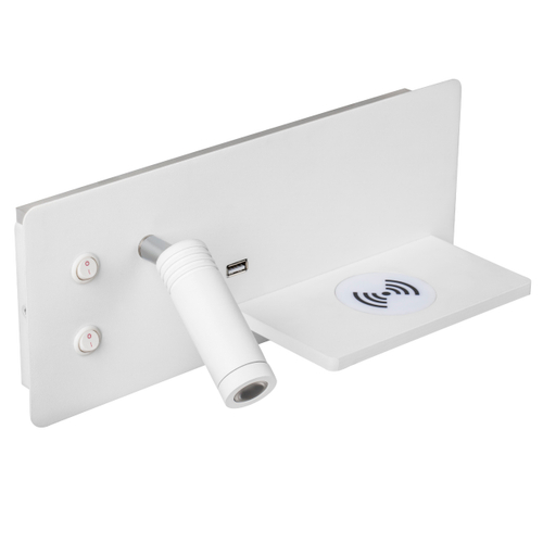 808556 Бра MURO 4,5W+3W LED 360LM+240LM БЕЛЫЙ 3000K