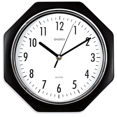 Часы настенные кварцевые ENERGY модель ЕС-06 восьмиугольные
