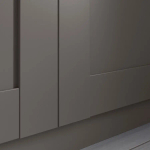 Дверь с петлями -  BERGSBO IKEA/ БЕРГСБУ ИКЕА, 195х50 см,  серый