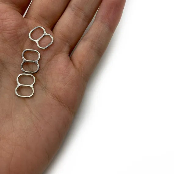 Регулятор для бретели серебро 8 мм (для купальников), Arta-F