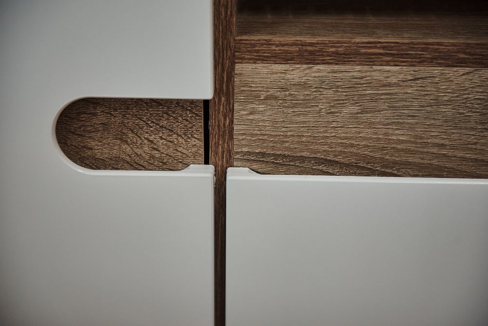 Коллекция Ультра Пенал Белый/Белый гл. (набор)