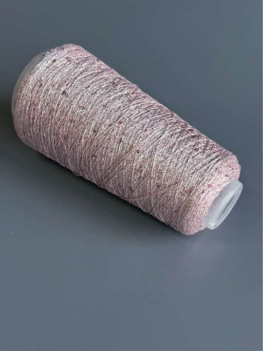 Пряжа Siyue Lurex Sequins пайтка 1,5 мм (16/белая сирень), 1800м/50гр