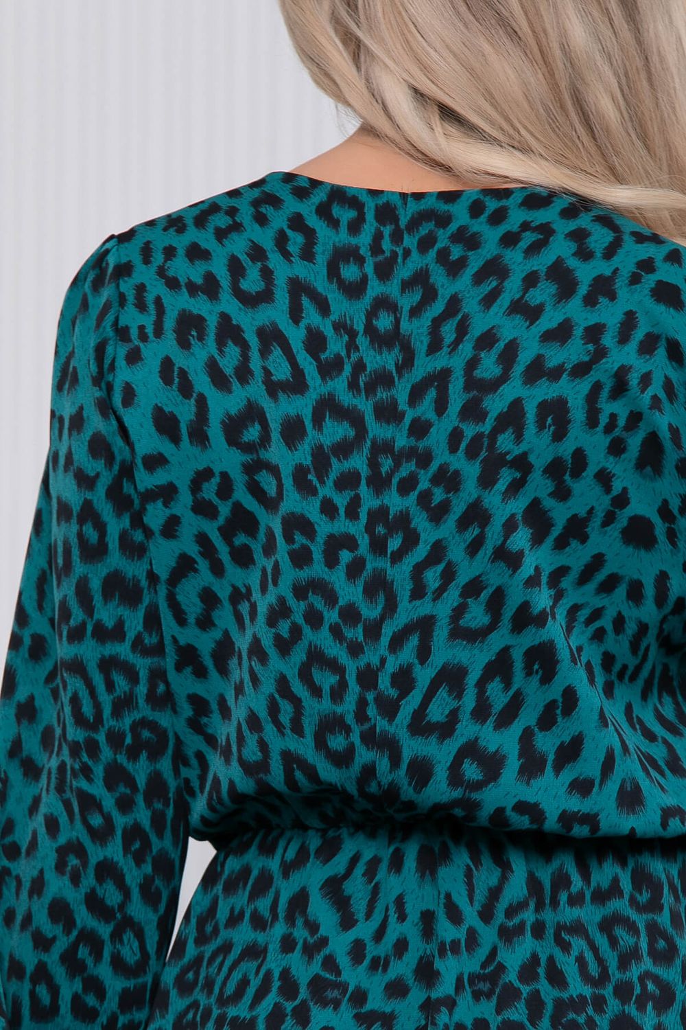 Платье "Мелания" (лео/грин) П7036 LT Collection