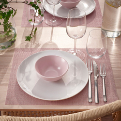 IKEA FLYGFISK  (ИКЕА ФЛЙГФИСК)  -  Коврик, светло-розовый, 38x30 см