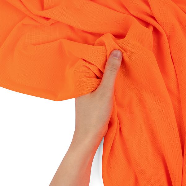 Сетка бельевая эластичная 110±5 г/м², 150х160±2 см, неон оранжевый/neon orange, Blitz GSTT