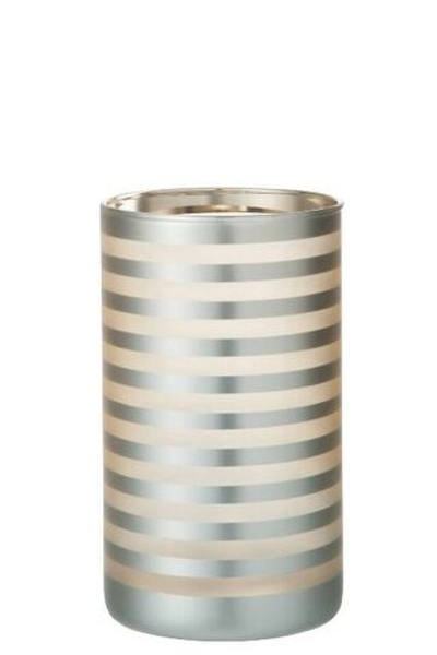 Подсвечник "Страйп" 12х12х20см