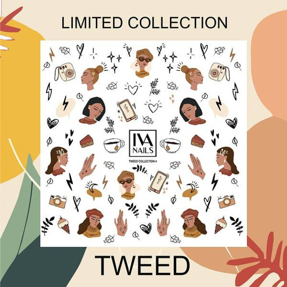 Слайдер-дизайн Tweed №4 IVA NAILS