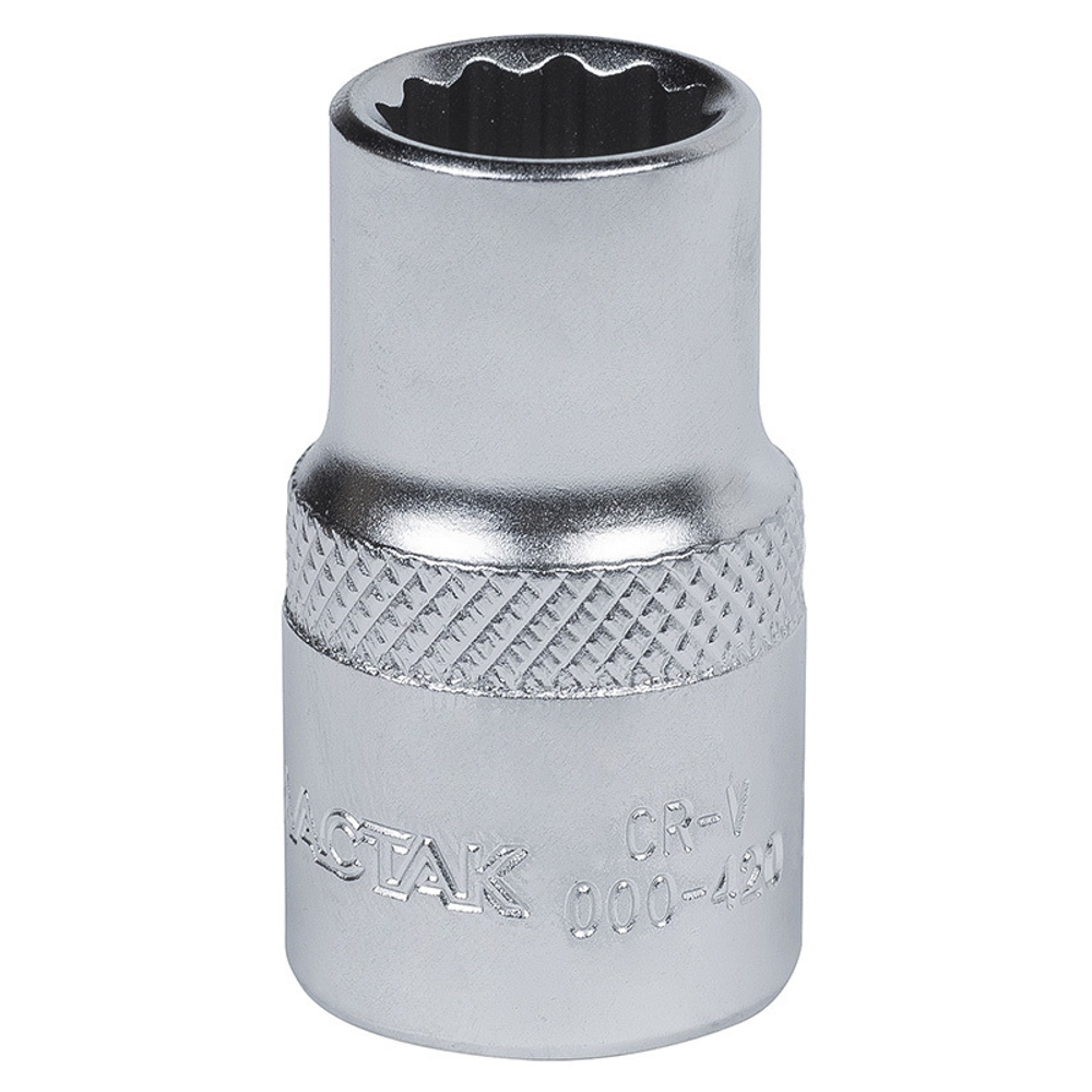 МАСТАК (000-42009) Головка торцевая стандартная двенадцатигранная 1/2", 9 мм