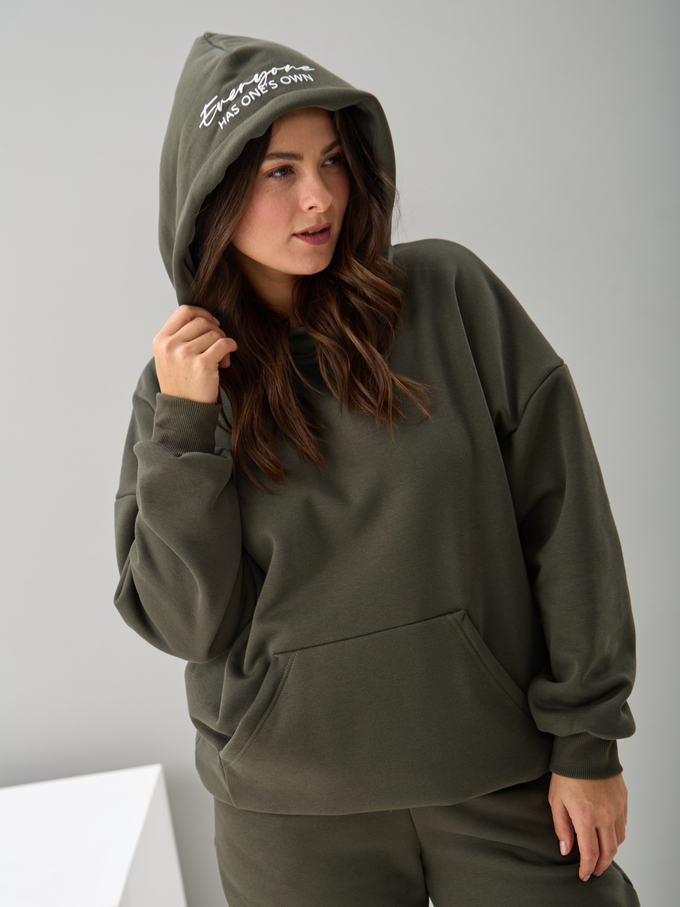 Костюм с брюками КБис-091/хаки-п