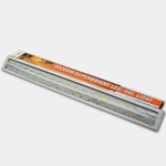 Гибкие ДХО Aozoom ALD-01 с бегающим поворотником, 12v, 60см (белый+желтый) встраиваемые в фары, комплект 2шт