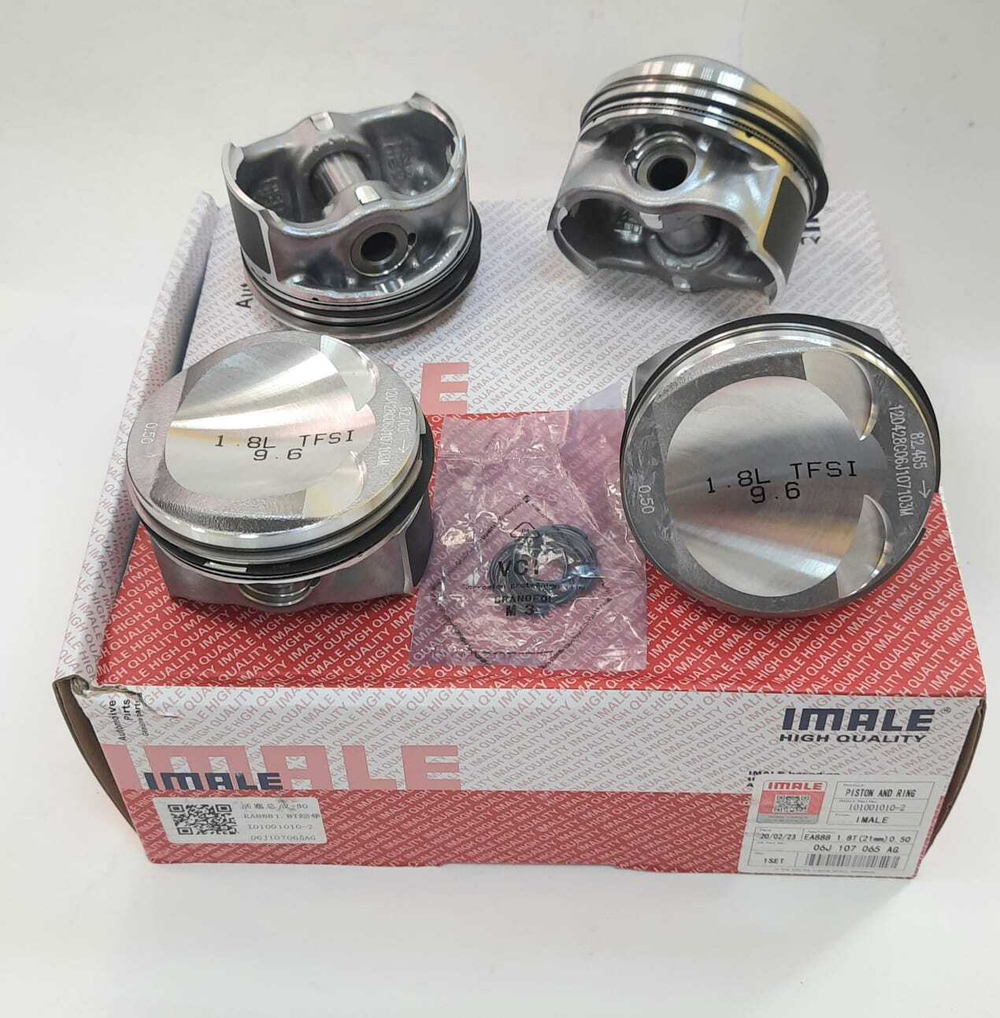 Поршни с кольцами  +0.50  1,8TSI CABD, BZB, CGYA (палец 21мм)  Imale