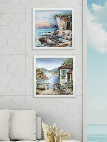 Картины на стену для интерьера на холсте 2 шт