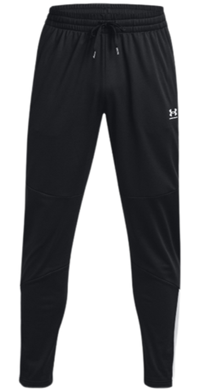 Теннисные брюки Under Armour Men's UA Tricot Track Pants - black/white