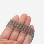 Селенит (имитация), оттенок "Noir" 2мм, шар, микроогранка