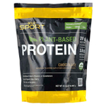 California Gold Nutrition, Sport, растительный протеин с концентратом протеина из органического коричневого риса, семенами льна и чиа, со вкусом шоколада, 907 г (2 фунта)