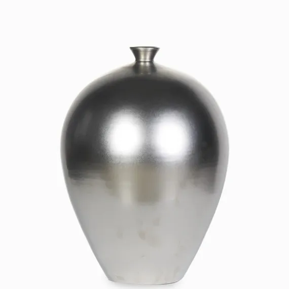 Ваза Priscille L высота 45 см, серебристый