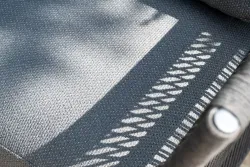 "Лугано" лаунж-зона 5-местная плетеная из роупа (веревки), каркас алюминиевый темно-серый, роуп темно-серый