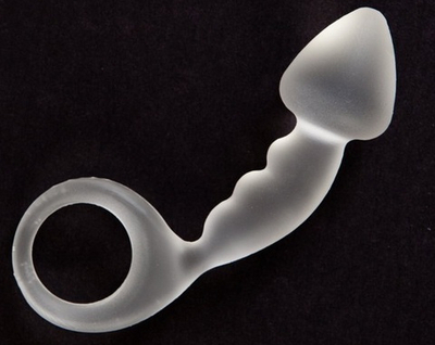 Анальный стимулятор с ручкой-кольцом