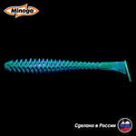 Силиконовая приманка "Minoga" ACTION FAT  6,1"(3шт) 155мм, 17,74 гр, цвет 006