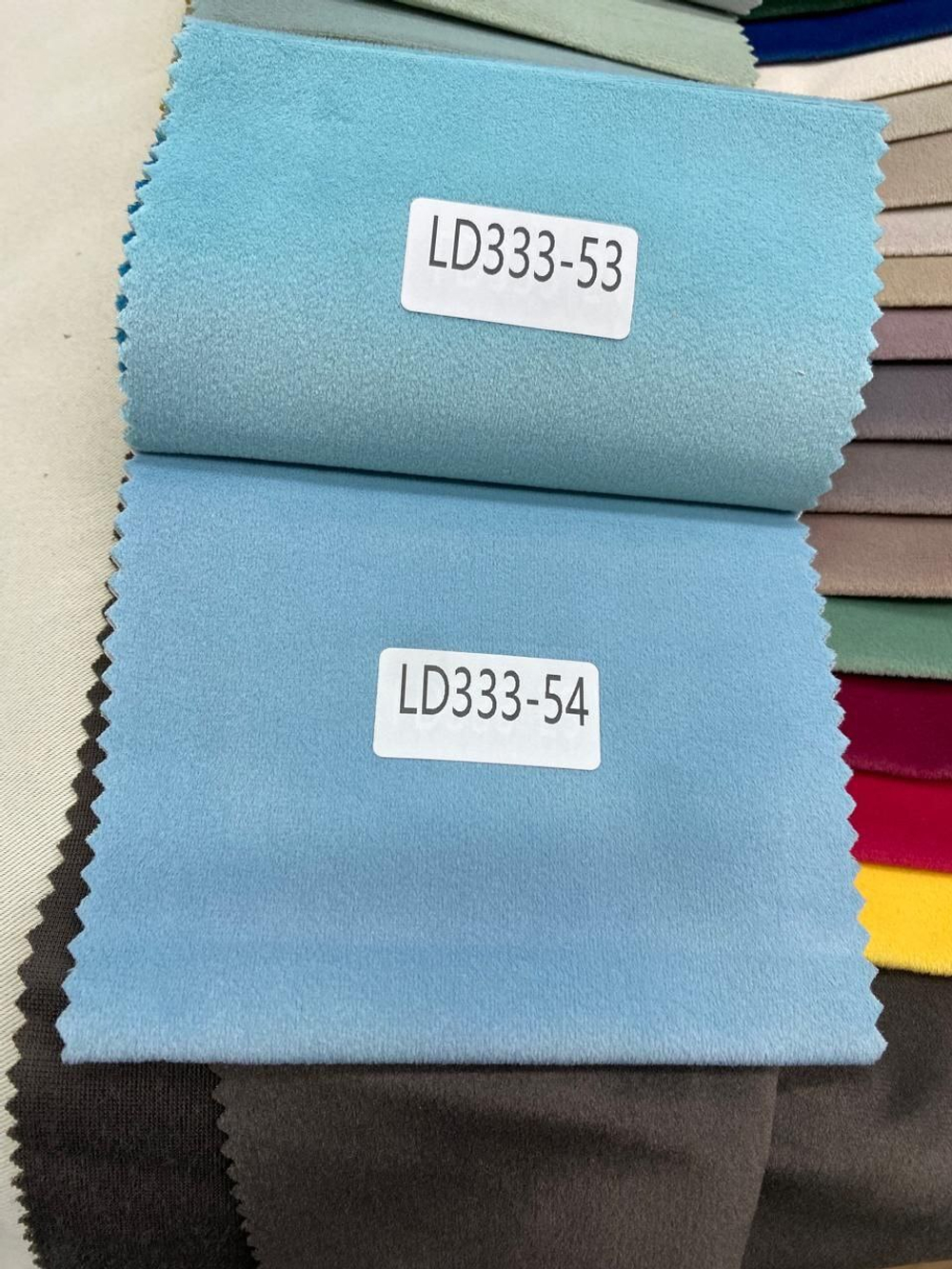 Портьерная ткань бархат LD 333 (высота 280 см, Китай)