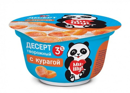 Десерт творожный "Ми-Шу!" Курага 140г. Полоцк