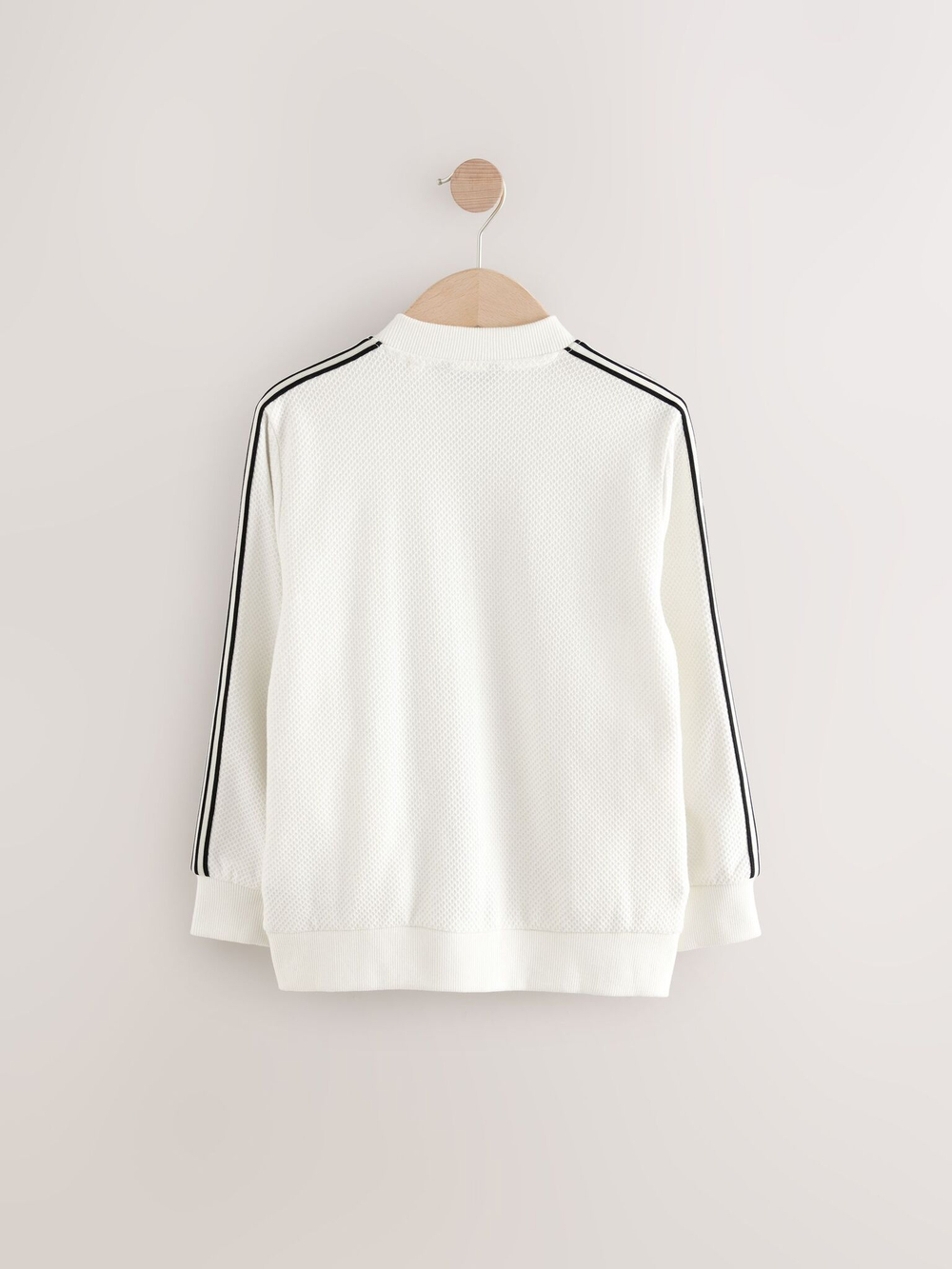 Бомбер на молнии для мальчика Next AG7-027, Молочный