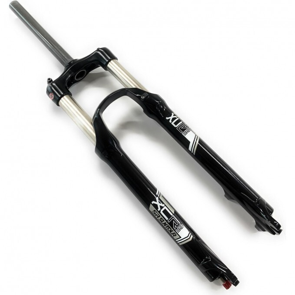 Вилка 27.5", SF14-XCR-AIR LOR DS 27.5" матовая черная, ход 120мм, штырь и черные ноги сталь. Блокиро