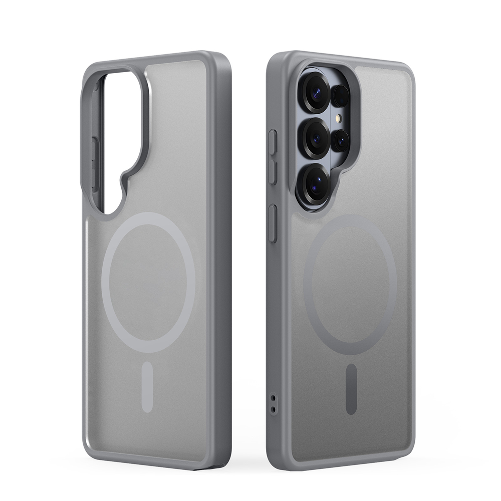 Чехол серого цвета с MagSafe для Samsung Galaxy S26 Ultra, серия Yind Series от Dux Ducis
