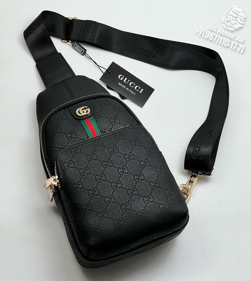 Нагрудная сумка-слинг Gucci