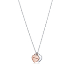 Подвеска из серебра и Rubedo, Tiffany 💠двойные сердечки , В наличии