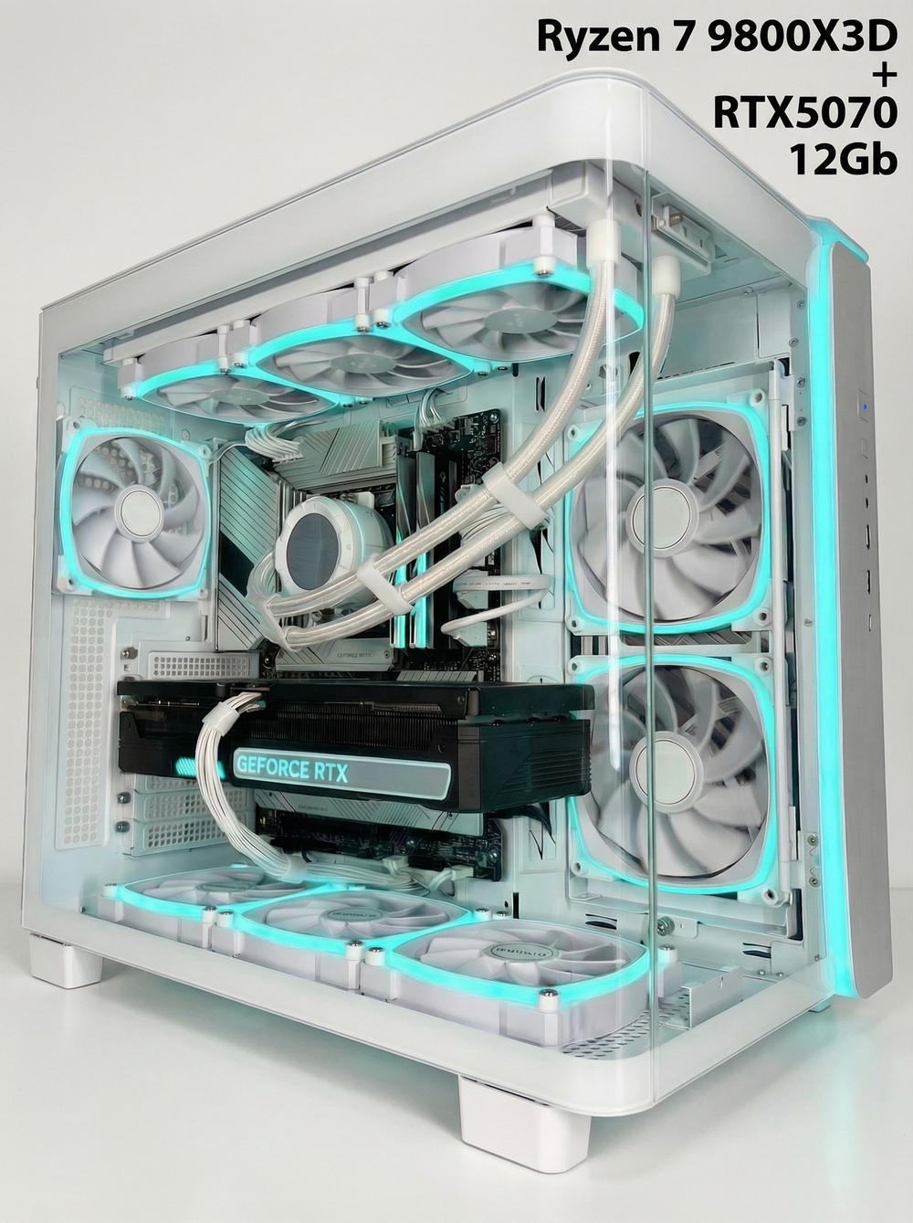 Игровой компьютер (системный блок) AMD Ryzen 7 9800X3D / NVIDIA GeForce RTX 5070 (12 Гб) / 32GB DDR5 / SSD 2TB / 800W
