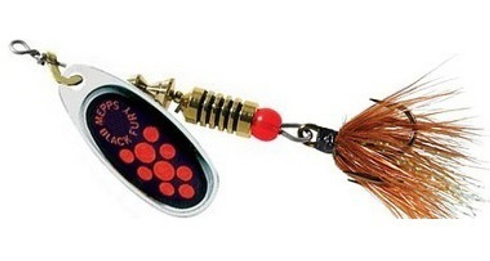 Блесна для рыбалки вращающаяся Mepps BLACK FURY MOUCHE