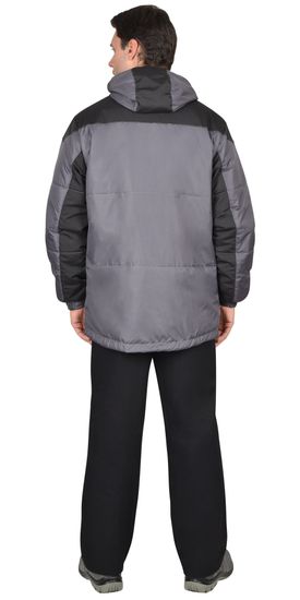 Куртка зимняя "Сириус-Спринтер" (т.серый/баклажан)