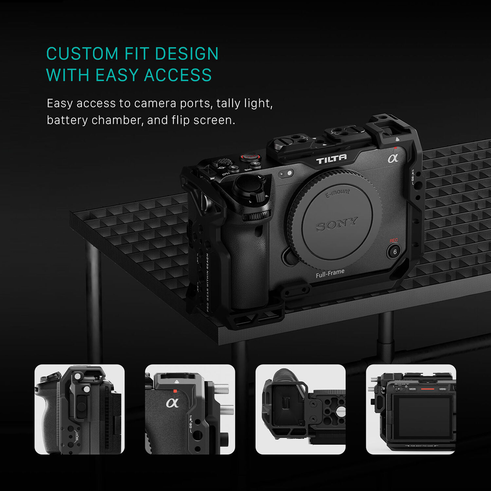 Клетка Tilta с рукояткой для камер Sony FX3/FX30 V2 Pro Kit черная (TA-T16-C-B)