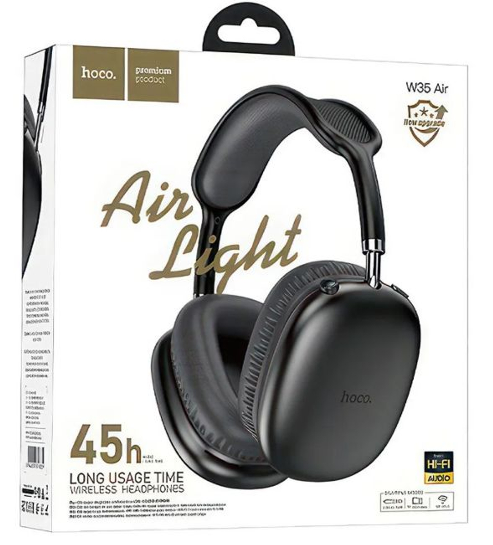 Беспроводные наушники hoco W35 Air Чёрные