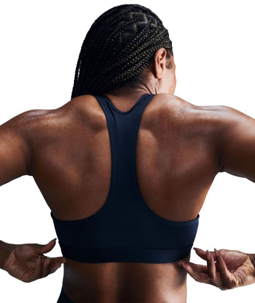 ТОП теннисный Nike Swoosh Medium Support Non-Padded Sports - небесный