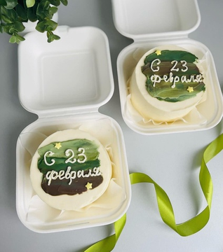 Бенто торт «С Днем Защитника Отечества» на 23 февраля