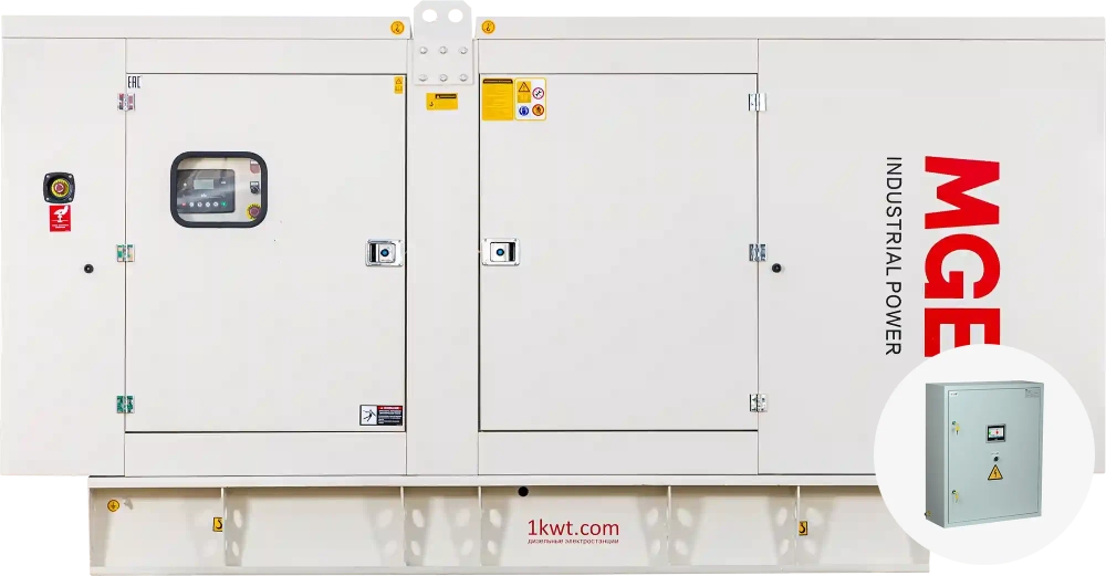 Дизельный генератор MGEp100BN в кожухе с АВР