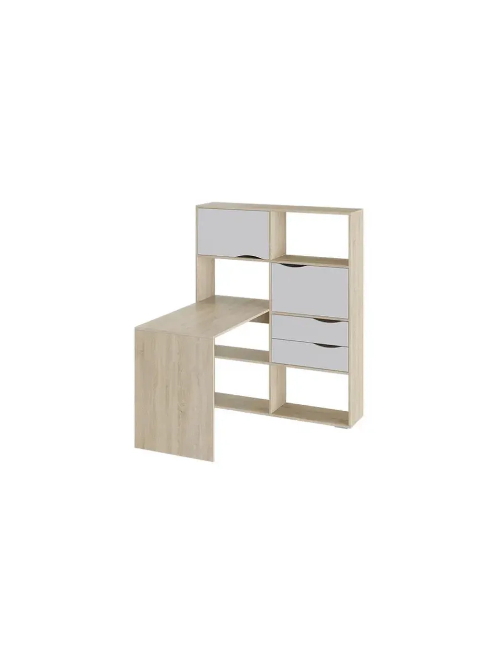 Стол письменный угловой с ящиками 114,8х110х143,2 см