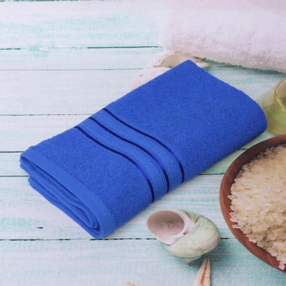 Полотенце махровое 70*120см «Comfort» цвет темно-синий 07020 плотность 300гр/м2