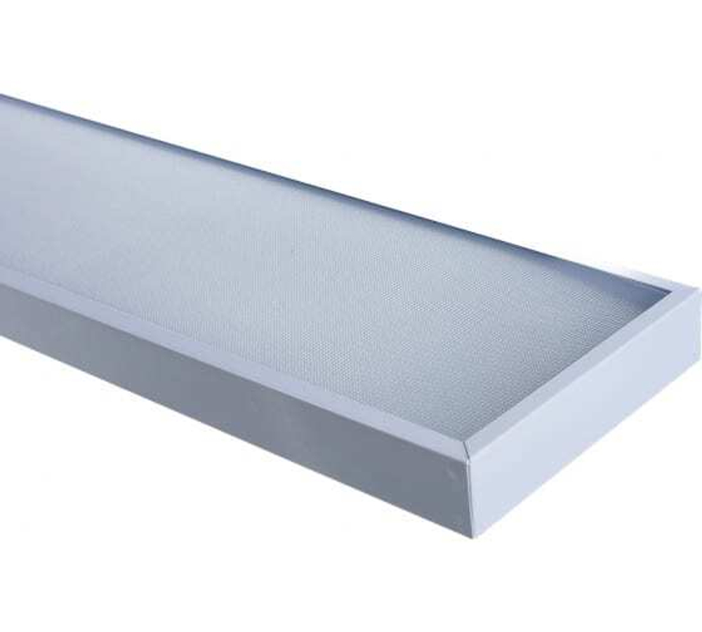 Светильник LED ДПО Макси 76W-9500Lm 4000К Микропризма IP65 с БАП на 1 час 1230х180х40мм VS