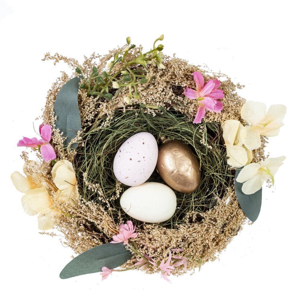 GAEM Изделие декоративное "Гнездо пасхальное", L16 W16 H7 см