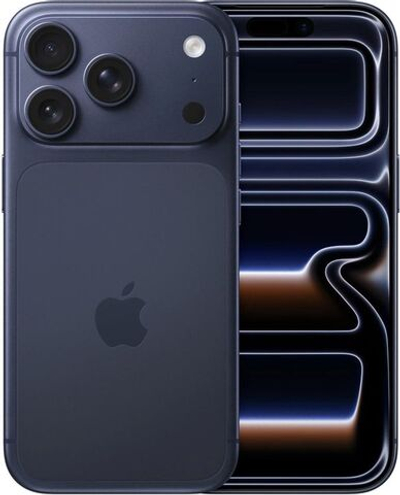 6.3" Смартфон Apple iPhone 17 Pro 512Gb,  A3523,  NFC,  OLED,  120Гц,  темно-синий